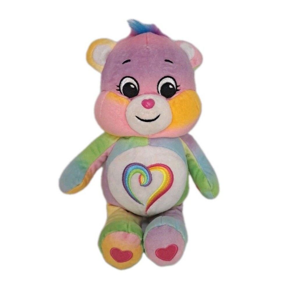 2021 Care Bears Unlock the Magic 10" Togetherness Bear Multicolor Plush Toy Soft